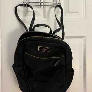 Kate spade mini backpack in black